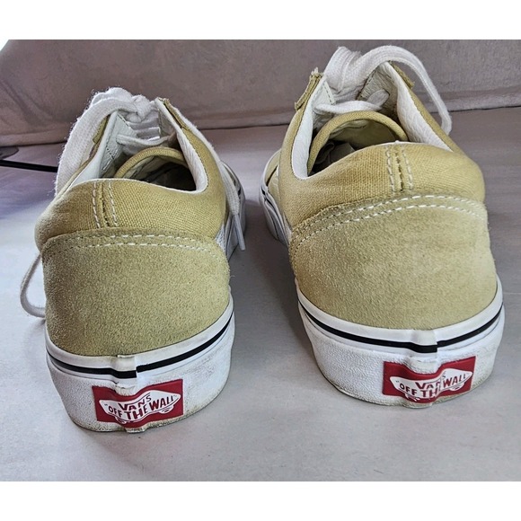 Vans Old Skool Tan Suede Canvas Low Top Sneakers Shoes Women US 7.5 Mens US 6.0 - Picture 7 of 9